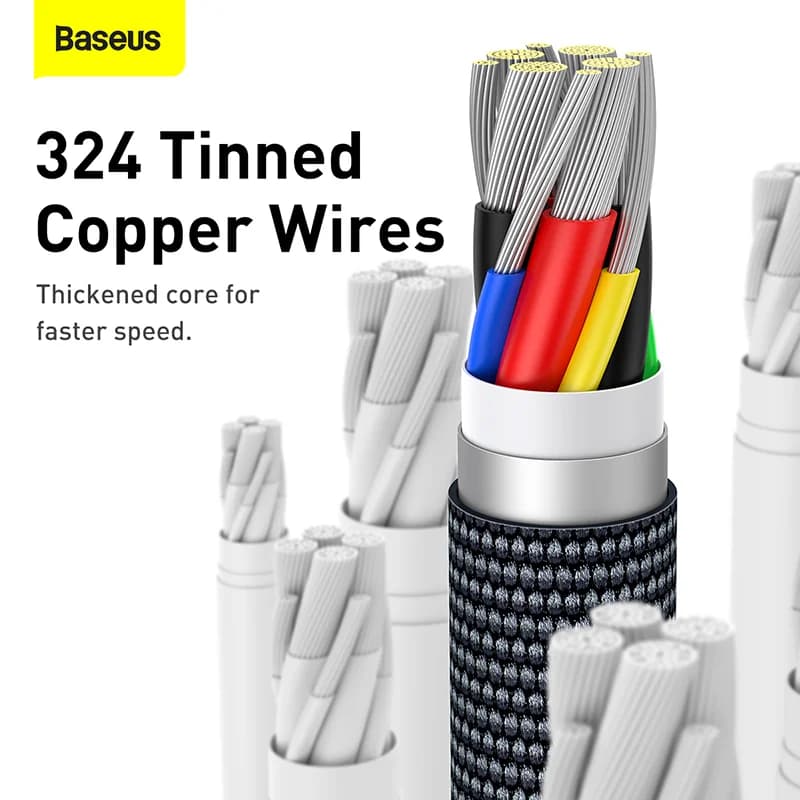 Kabel szybkiego ładowania 100W PD USB-C na USB-C